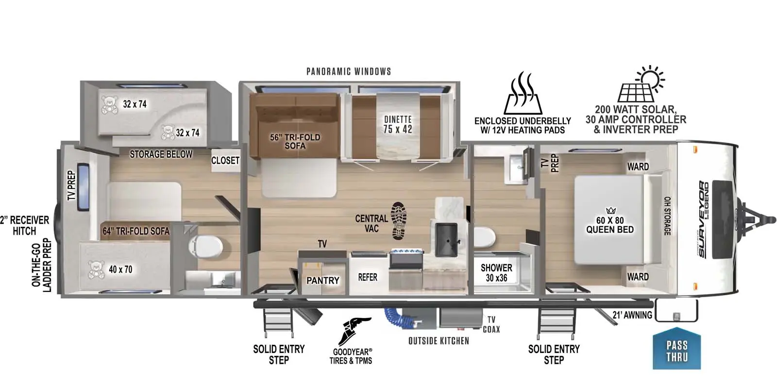 303BHLE Floorplan Image